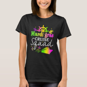 Mardi Gras Cruise Squad New Orleans Matching Famil T-Shirt