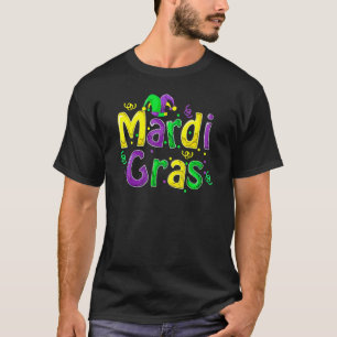 Mardi Gras Cute Carnival Fat Tuesday Funny_4 T-Shirt
