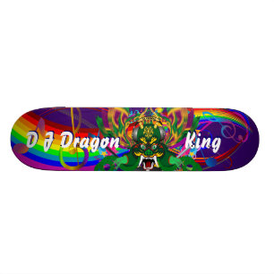Mardi Gras D. J. Dragon King View notes please Skateboard