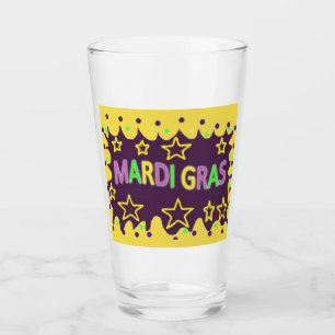 Mardi Gras Design  Glass