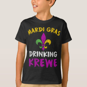 Mardi Gras Drinking Krewe Shirt Group Squad New Or