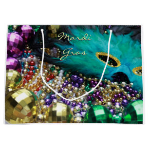 Mardi Gras Feather Mask Party Favour Gift Bags