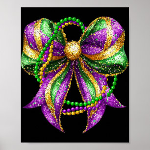 Mardi Gras Festival New Orleans Fleur De Lis Coque Poster