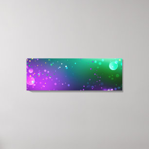 Mardi Gras Festive Purple Background Canvas Print