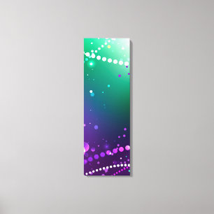 Mardi Gras Festive Purple Background Canvas Print
