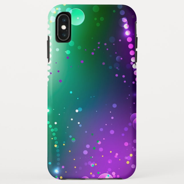 Mardi Gras Festive Purple Background Case-Mate iPhone Case (Back)