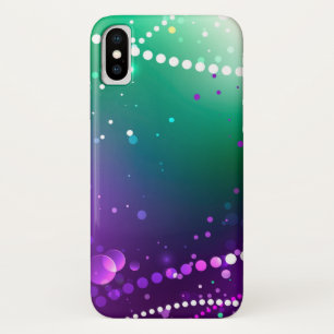 Mardi Gras Festive Purple Background Case-Mate iPhone Case