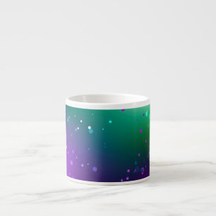 Mardi Gras Festive Purple Background Espresso Cup