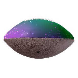 Mardi Gras Festive Purple Background Football