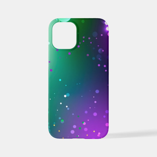 Mardi Gras Festive Purple Background iPhone Case (Back)