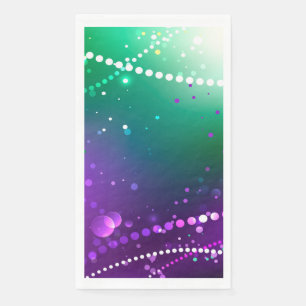 Mardi Gras Festive Purple Background Napkin