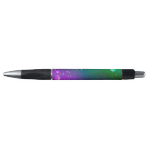 Mardi Gras Festive Purple Background Pen