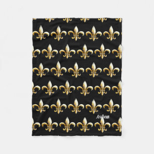 Mardi Gras Fleece Lap Blanket for Wheelchair