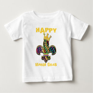 Mardi Gras Fleur Celebrate Baby T-Shirt
