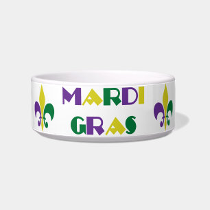 Mardi Gras ~ Fleur De Lis Bowl