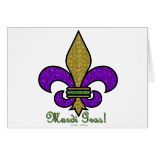 Mardi Gras Fleur De Lis Coloré