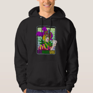 Mardi Gras Fleur De Lis Mardi Gras Carnival Jester Hoodie