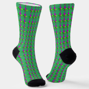 Mardi Gras Fleur De Lis Socks