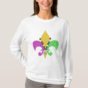 Mardi Gras Fleur De Lis T-Shirt