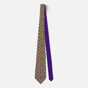 Mardi gras fleur di Lis    Tie