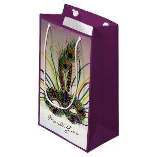 Mardi Gras Fleur Masque Fête Faveurs Sac Cadeau