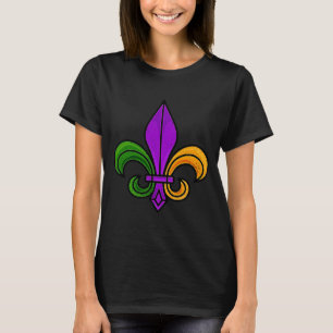 Mardi Gras For Women Fat Tuesday Parade Fleur De T-Shirt