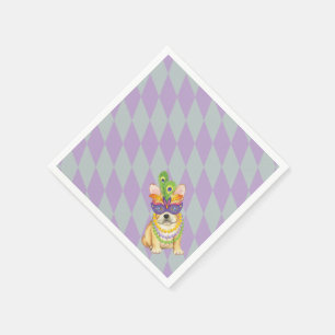 Mardi Gras Frenchie Napkin