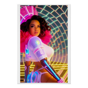 Mardi Gras Galaxy Queen Poster