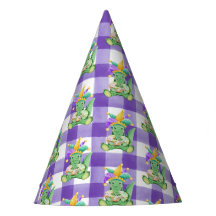 Mardi Gras Gators and Gingham Paper
