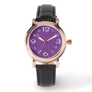 Mardi Gras Geometric Repeat Watch