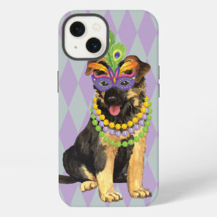 Mardi Gras German Shepherd iPhone 13 Case