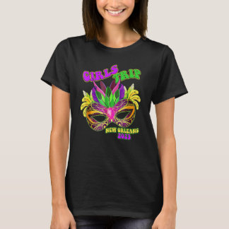 Mardi Gras Girls Trip 2023 New Orleans Bachelorett T-Shirt