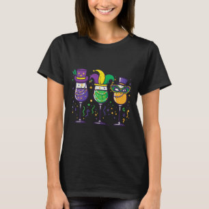 Mardi Gras Gl Funny Fat Tuesday Carnival Party Mom T-Shirt