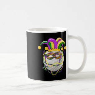 Mardi Gras Golf Costume Mardi Gras Beads Jester Ha Coffee Mug