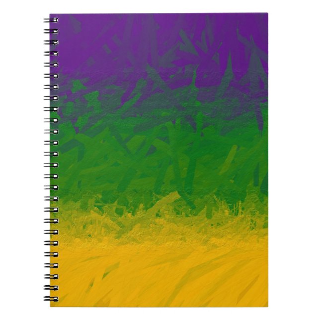 Mardi Gras Gradient Notebook (Front)