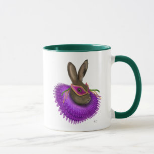 Mardi Gras Hare 4 Mug
