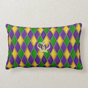 Mardi Gras Harlequin Motif 2 avec Coussins de la c