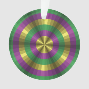 Mardi Gras Illusion Acrylic Ornament