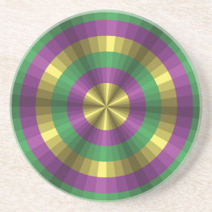 Mardi Gras Illusion Coaster