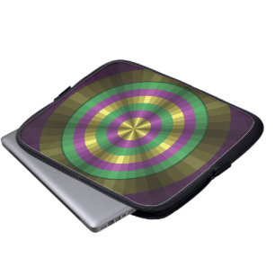 Mardi Gras Illusion Laptop Case