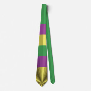 Mardi Gras Illusion Men's Neck Tie