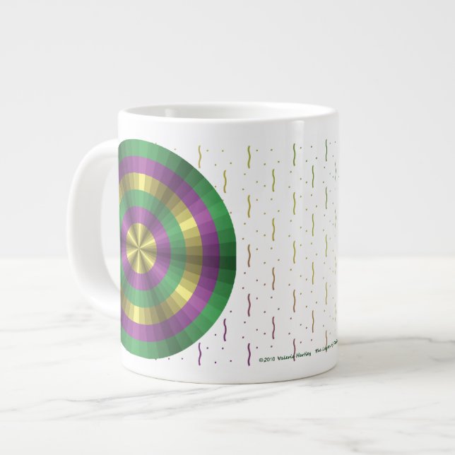 Mardi Gras Illusion Specialty Mug (Front Left)