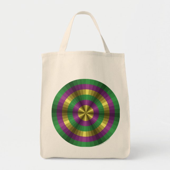 Mardi Gras Illusion Tote Bag (Front)