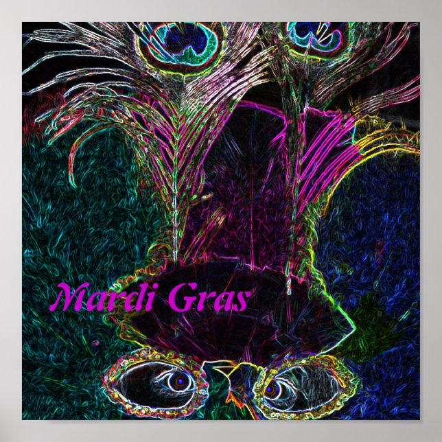 Mardi Gras in Colour Print (Front)