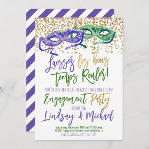 Mardi Gras Invitation