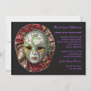 Mardi Gras Invitation
