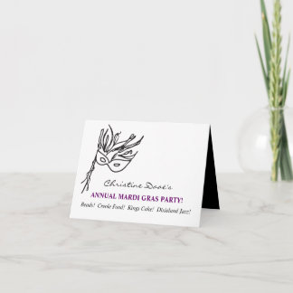 Mardi Gras! Invitation