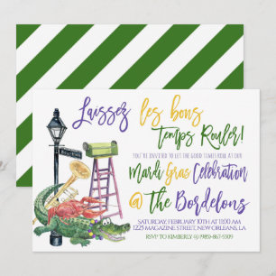 Mardi Gras Invitation
