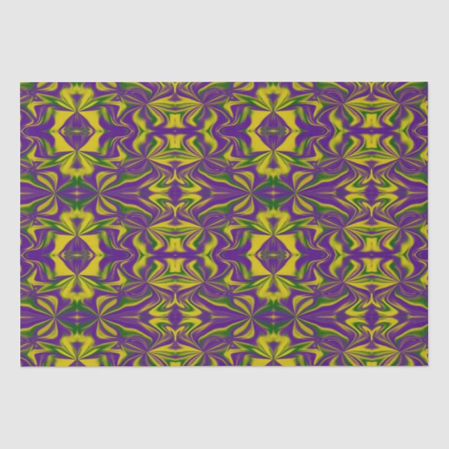 Mardi Gras Kaleidoscope Tissue Paper (Front)