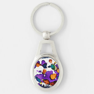 Mardi Gras Keychain